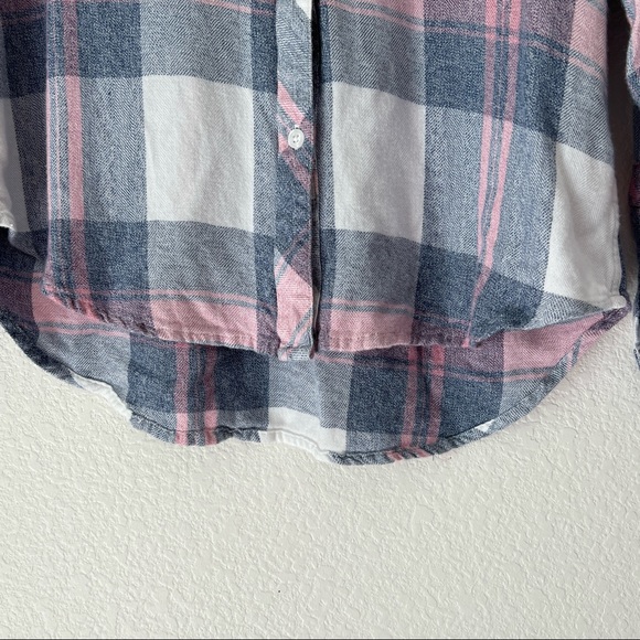 Rails Hunter Plaid Button Down In Mulberry Blue Size XS - Picture 5 of 16